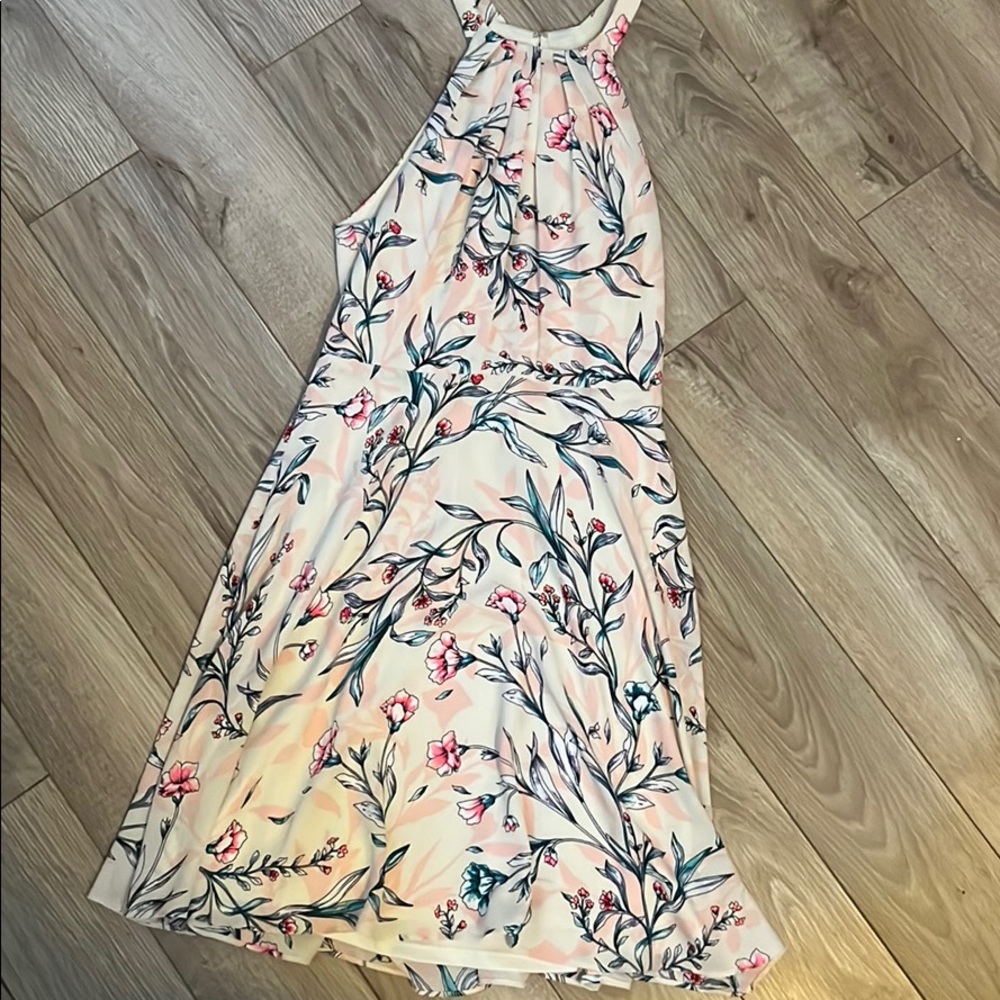 Floral print mini dress